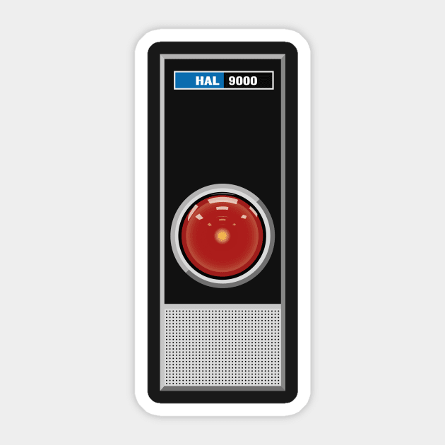 HAL-9000 Sticker by GillianVandewyer